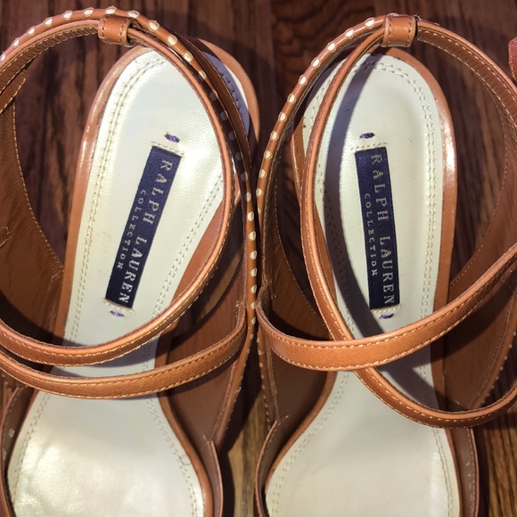 Ralph Lauren Collection Peep Toe Heels - Picture 8 of 8